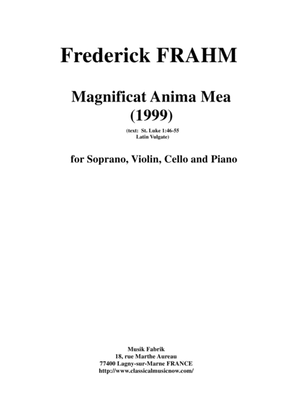 Frederick Frahm: Magnificat Anima Mea for soprano, violin, cello and piano