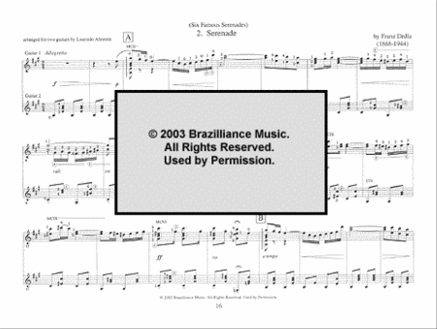 The Complete Laurindo Almeida Anthology of Traditional Guitar Duets Acoustic Guitar scores gallery preview page 2