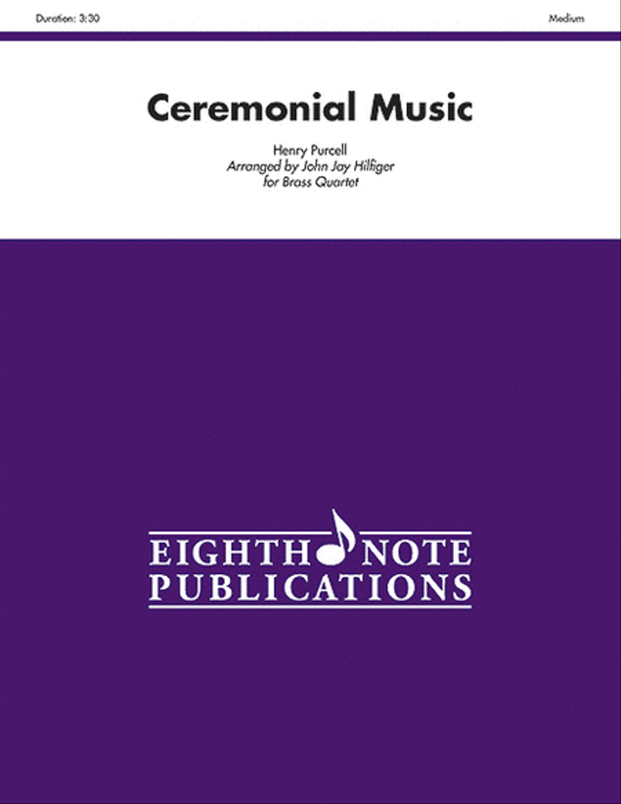 Ceremonial Music Brass Quartet scores gallery preview page 1