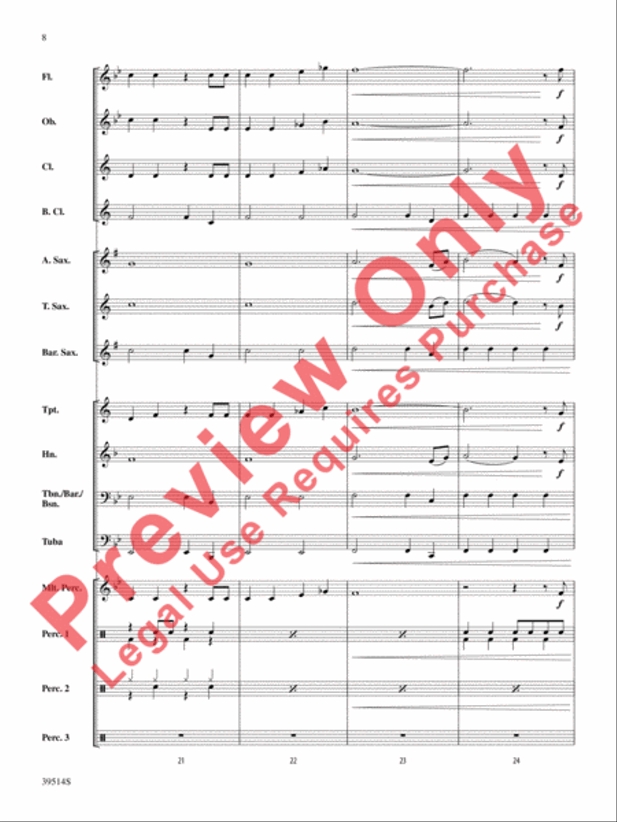 She Loves You She Loves You Concert Band scores gallery preview page 9