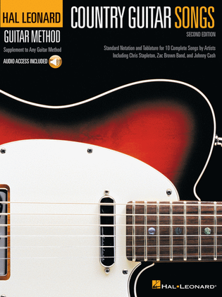 Book cover for Country Guitar Songs - 2nd Edition