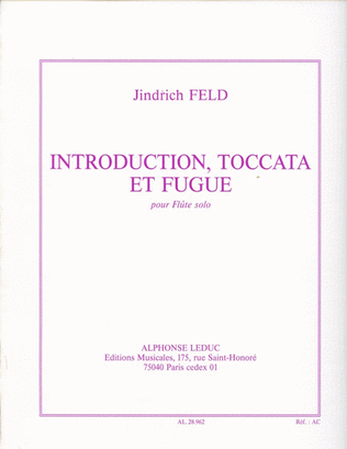 Introduction, Toccata Et Fugue (flute Solo)
