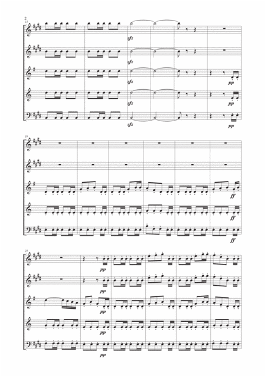 William Tell Overture for Wind Quintet (Advanced version)