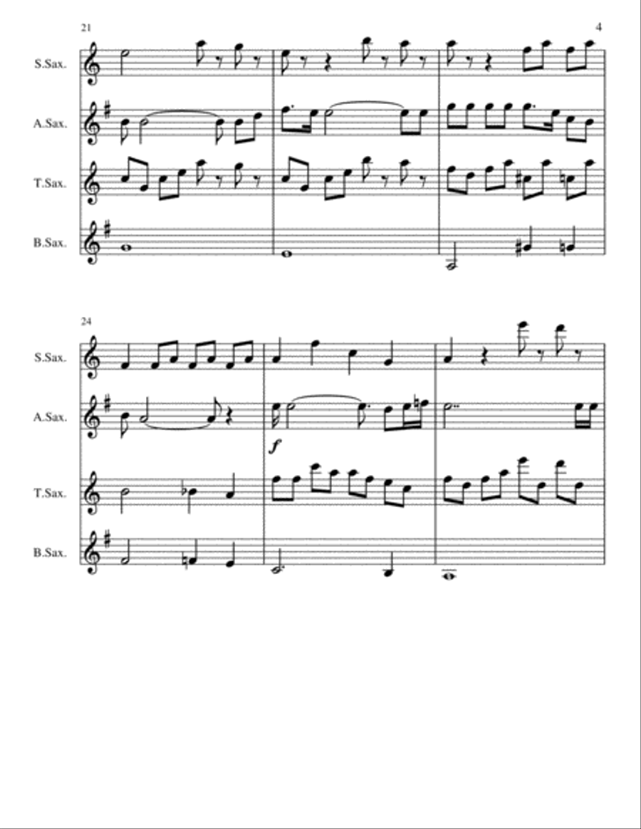 Bohemian Rhapsody Bohemian Rhapsody Small Ensemble scores gallery preview page 4