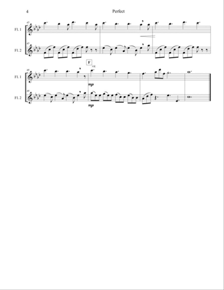 Perfect Flute Duet scores gallery preview page 4