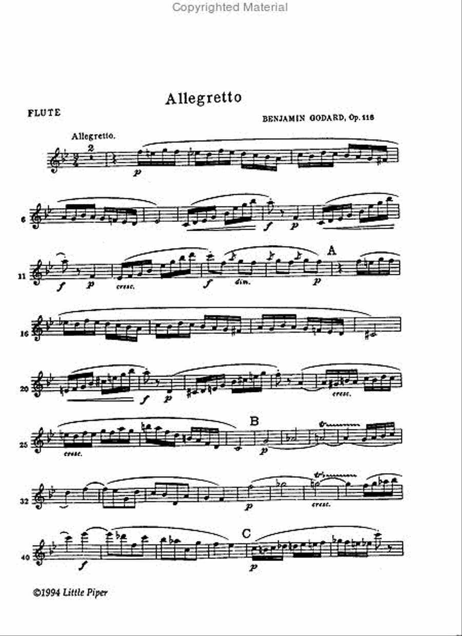 Suite Op 116 Flute Solo scores gallery preview page 2