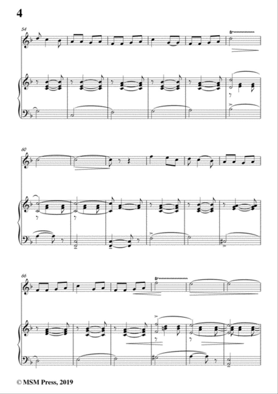 Tosti-Luna d'estate!, for Violin and Piano Violin Solo scores gallery preview page 6
