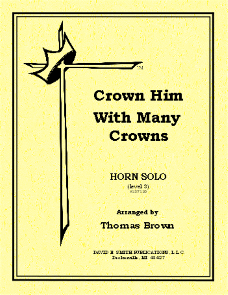 Crown Him With Many Crowns Horn Solo scores gallery preview page 1
