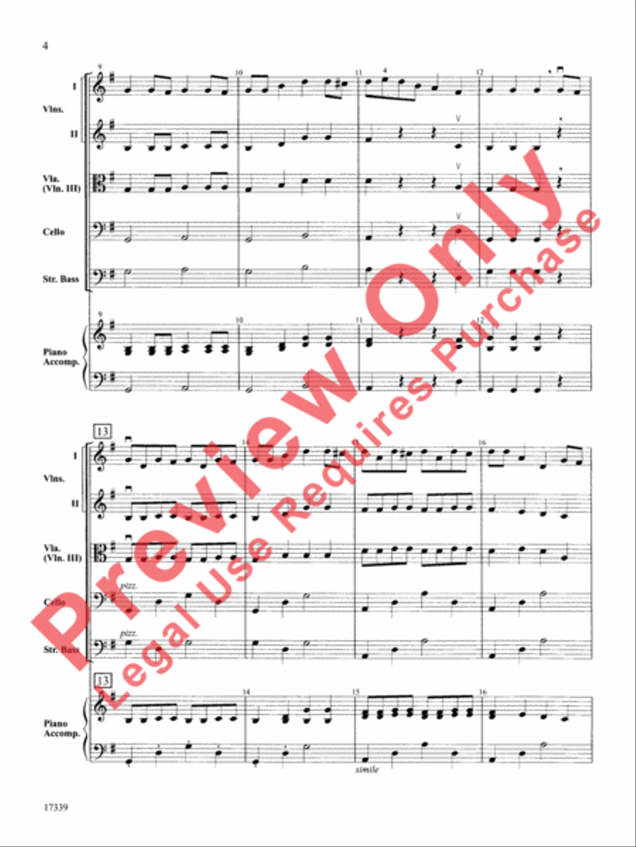 Do-Si-Do String Orchestra scores gallery preview page 5