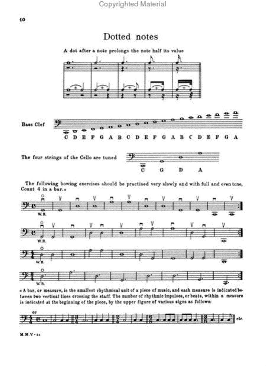 Modern Method for the Violoncello, Volume 1