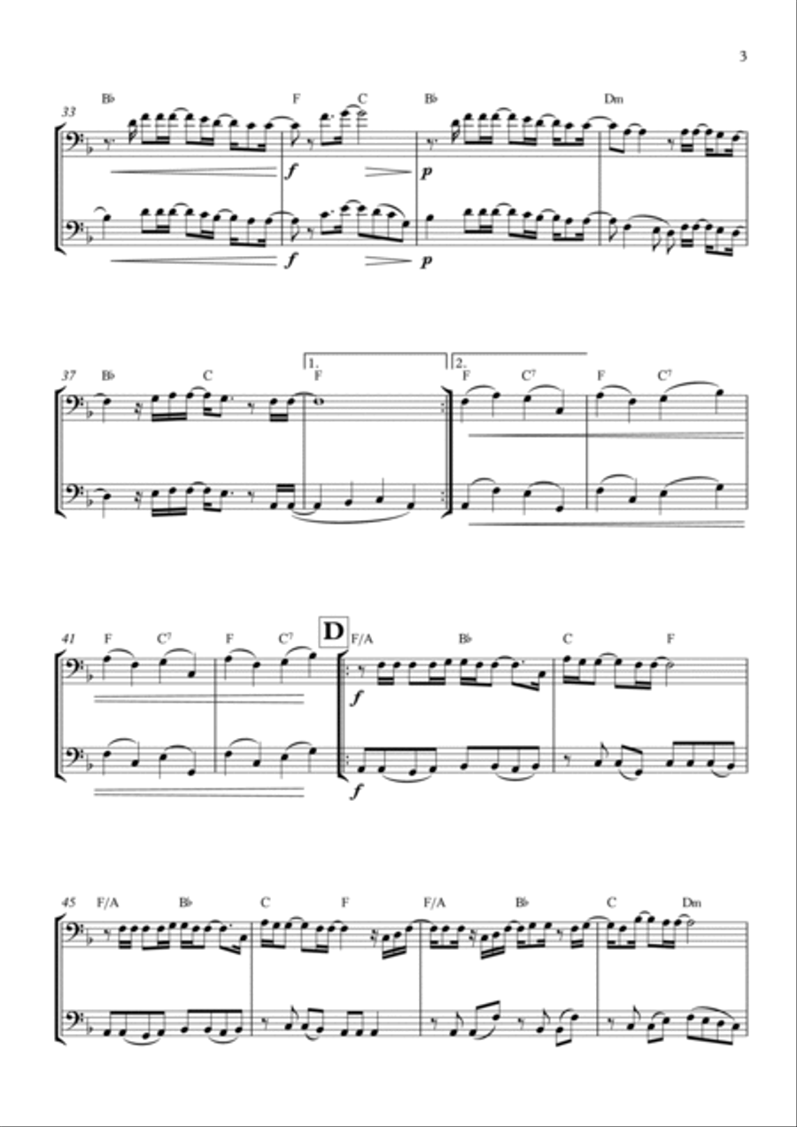 Goodness Of God String Duet scores gallery preview page 3