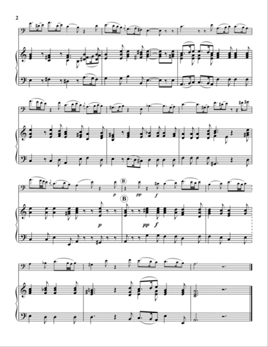 Sonata in a minor Euphonium scores gallery preview page 2