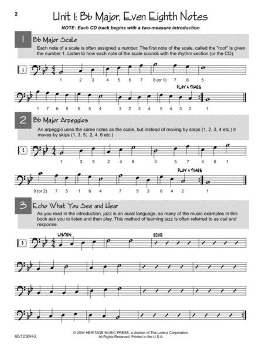 Jazz Basics - Trombone/Baritone B.C. Jazz Ensemble scores gallery preview page 2