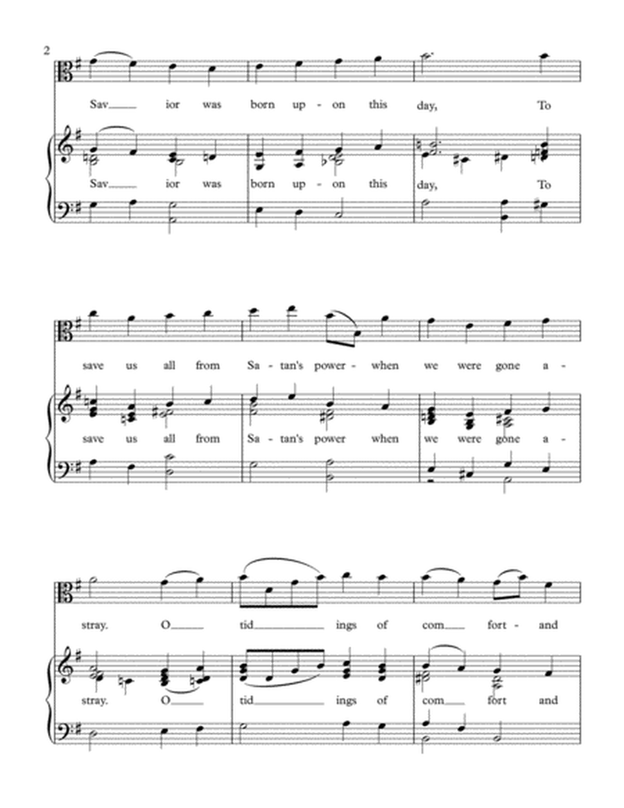 "God Rest Ye Merry, Gentlemen" for Viola and Piano image number null