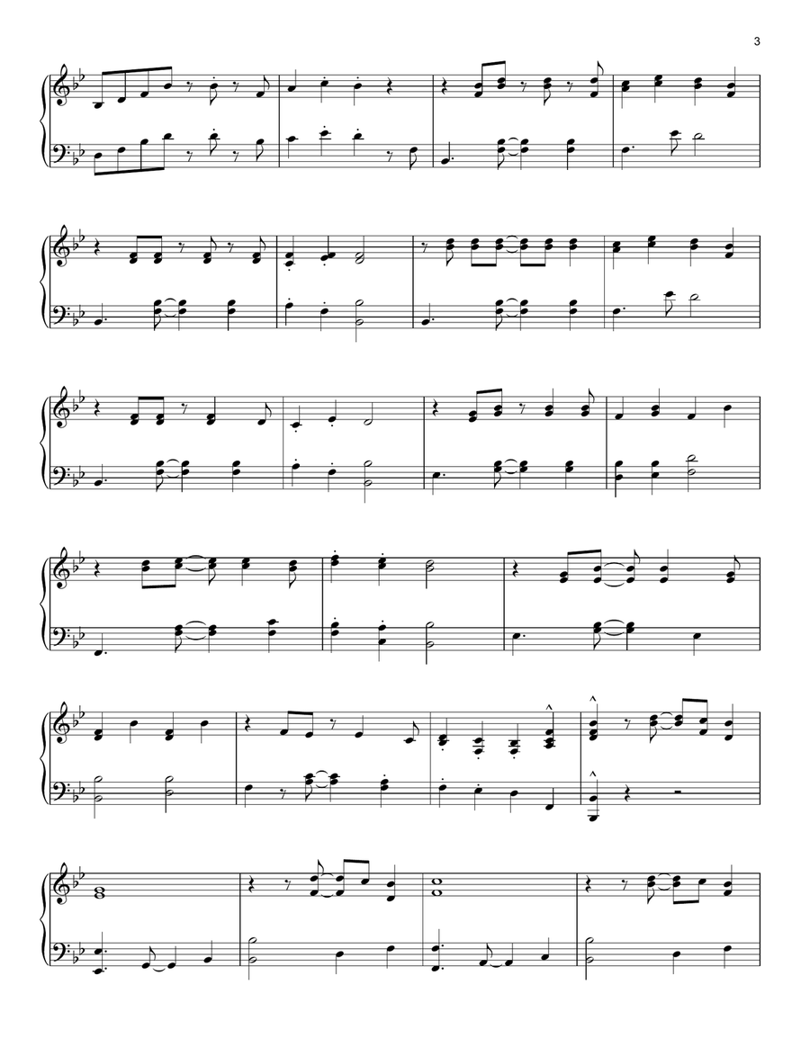 Under The Sea (from The Little Mermaid) Piano Solo scores gallery preview page 3