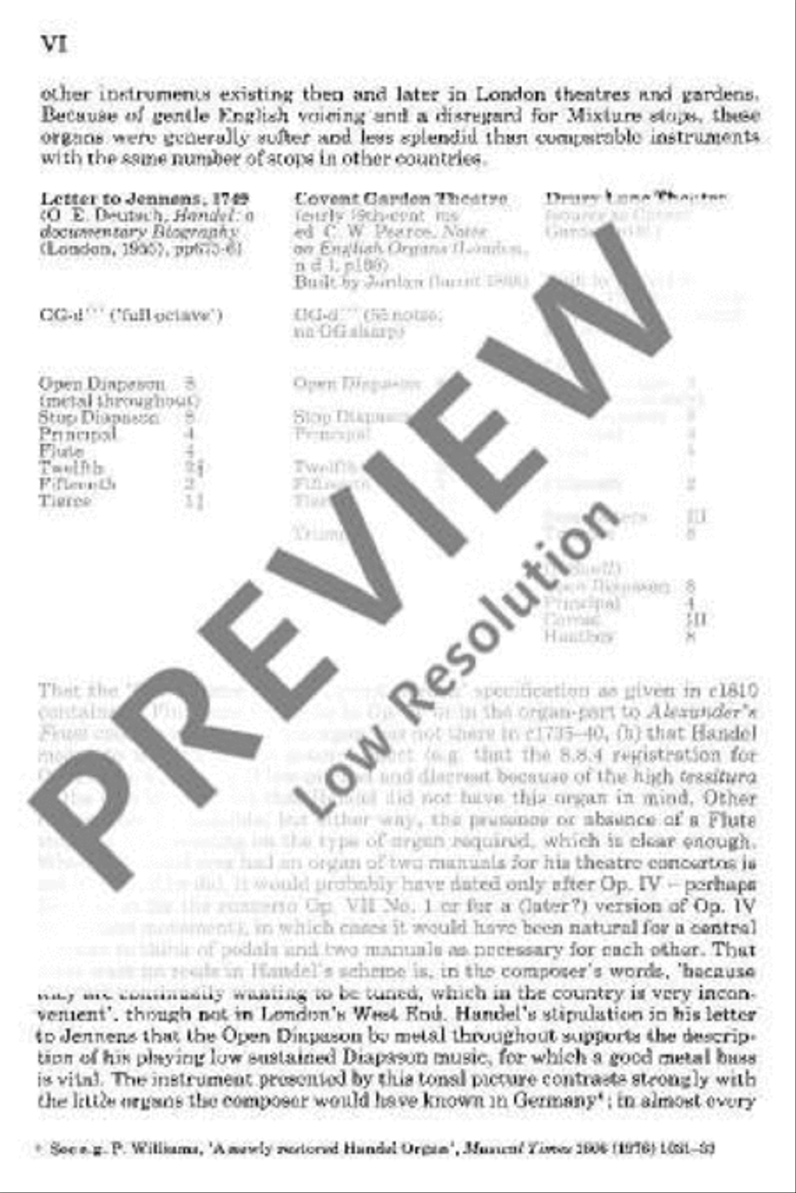 Organ concerto No. 6 B major Flute scores gallery preview page 7