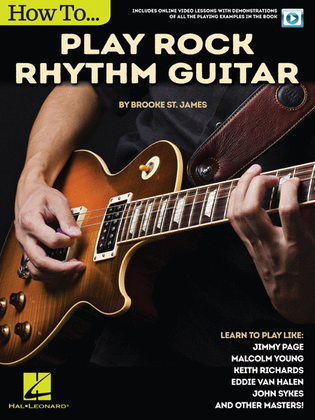 Book cover for How to Play Rock Rhythm Guitar