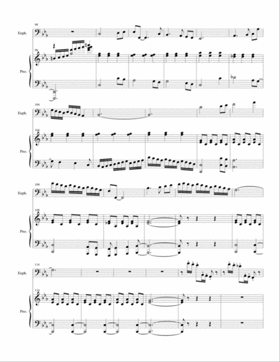 Departure Departure Euphonium scores gallery preview page 6