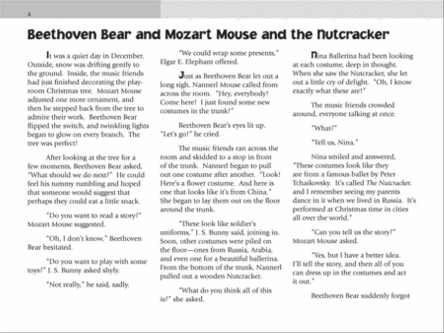 Music for Little Mozarts Little Mozarts Perform the Nutcracker Piano Method scores gallery preview page 2