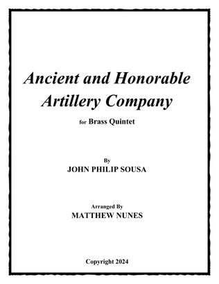Book cover for Ancient and Honorable Artillery Company