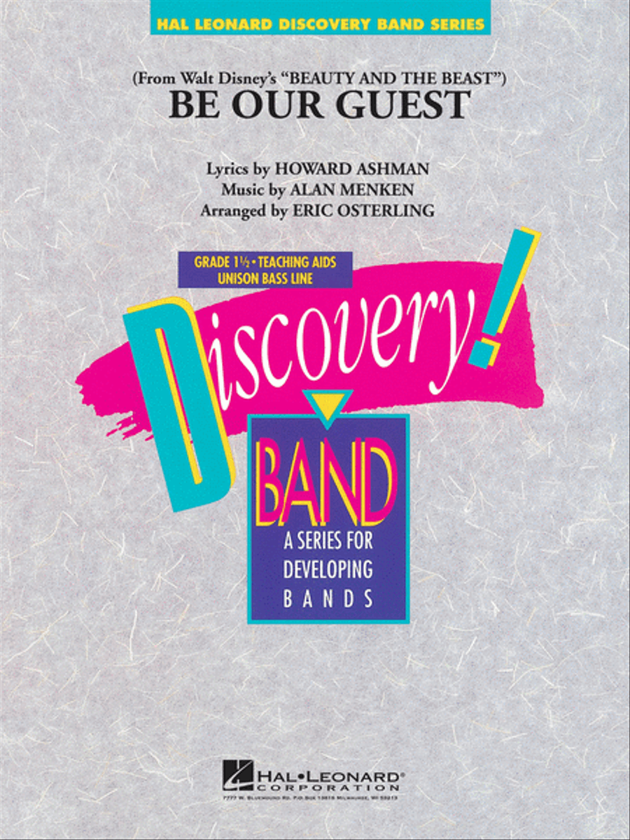 Be Our Guest (from Beauty and the Beast) Concert Band scores gallery preview page 1