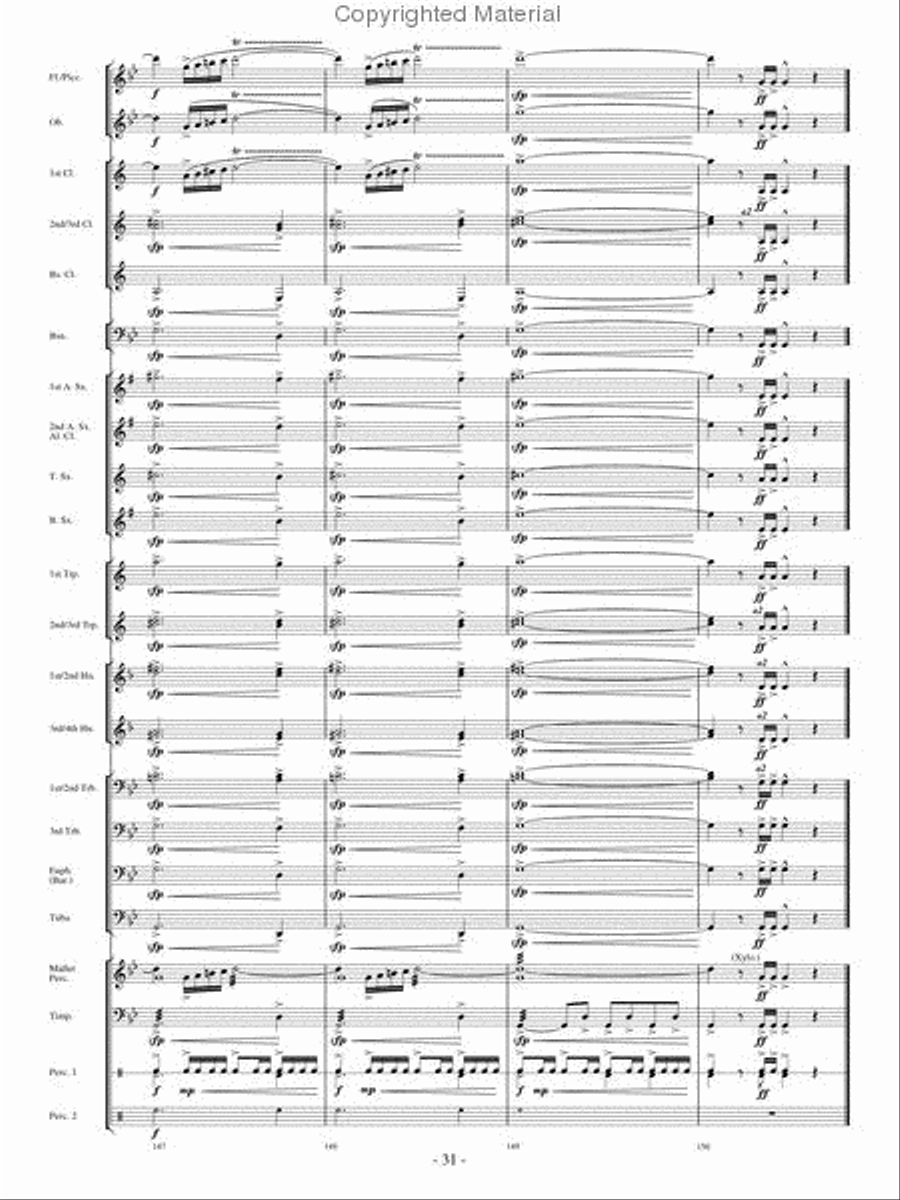 Ascentium Ascentium Concert Band scores gallery preview page 30