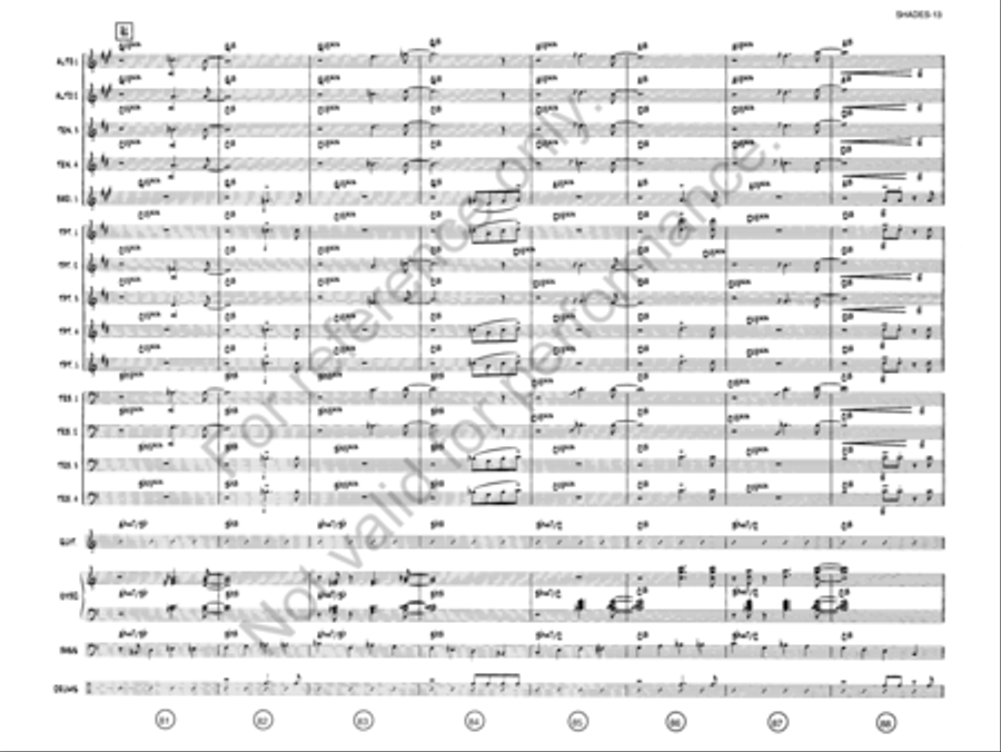 Shades On, Roof Down! Jazz Ensemble scores gallery preview page 12