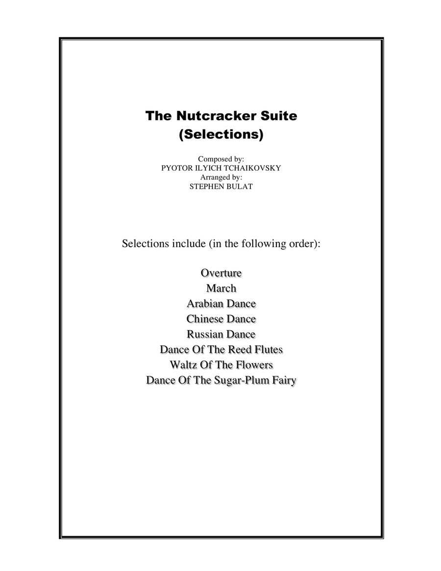 The Nutcracker Suite (Selections) - Lead sheet (melody & chords) in original keys Jazz Ensemble scores gallery preview page 2