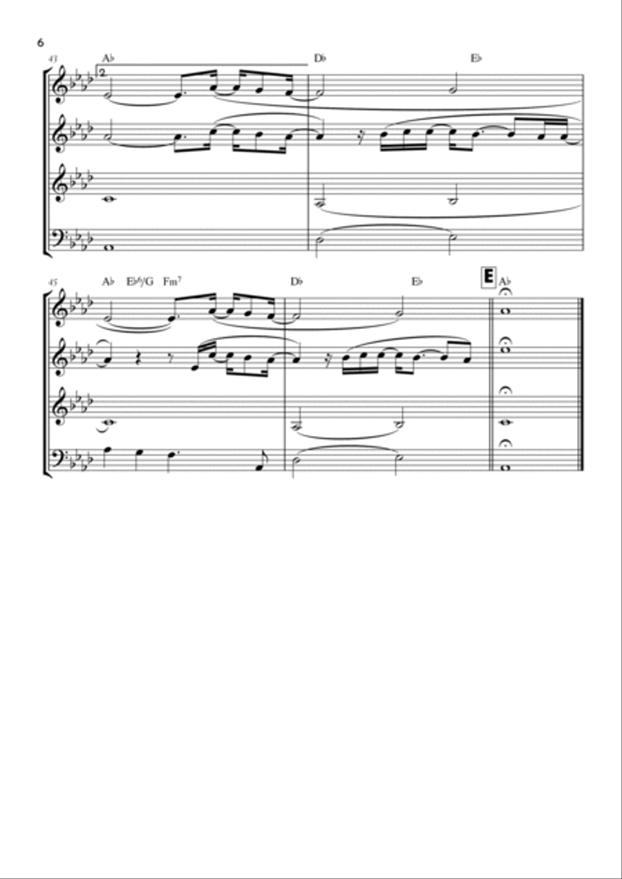 Goodness Of God Woodwind Quartet scores gallery preview page 6