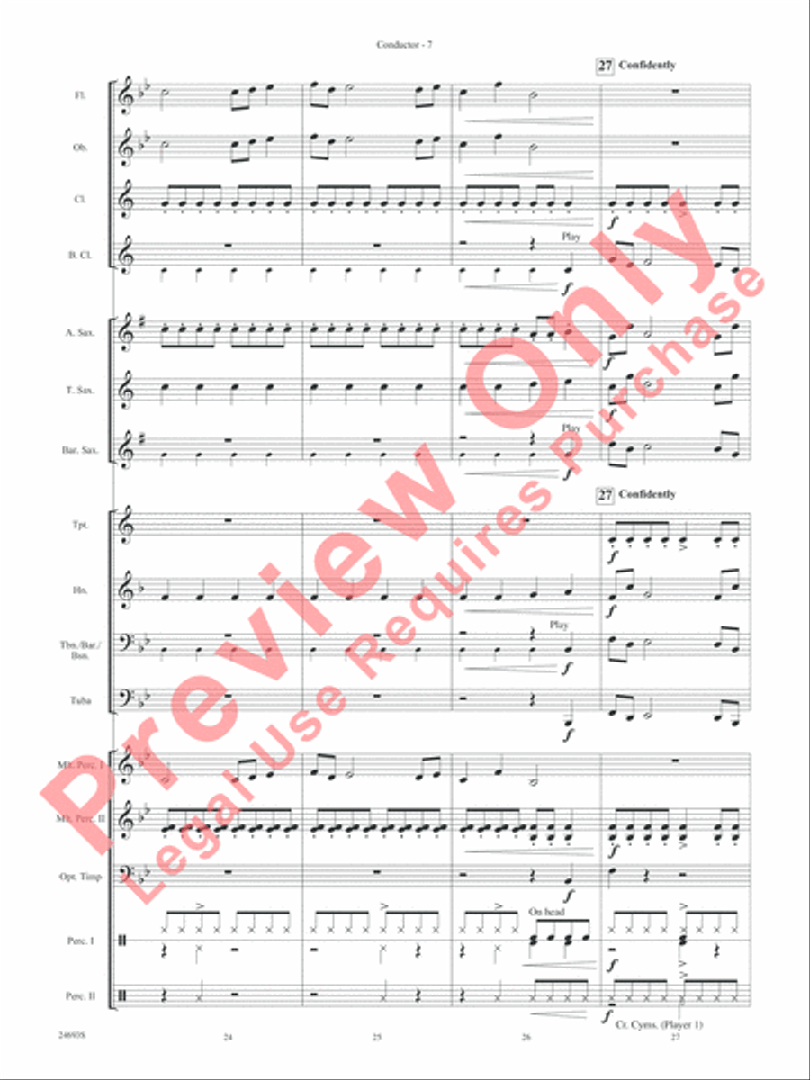 To a Skylark To a Skylark Concert Band scores gallery preview page 10