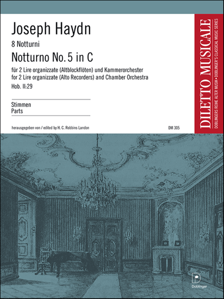 Notturno Nr. 5 C-Dur Flute scores gallery preview page 1