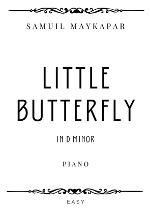 Book cover for Maykapar - The Butterfly in D minor - Easy