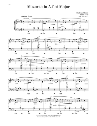 Book cover for Mazurka, Op. 24, No. 3