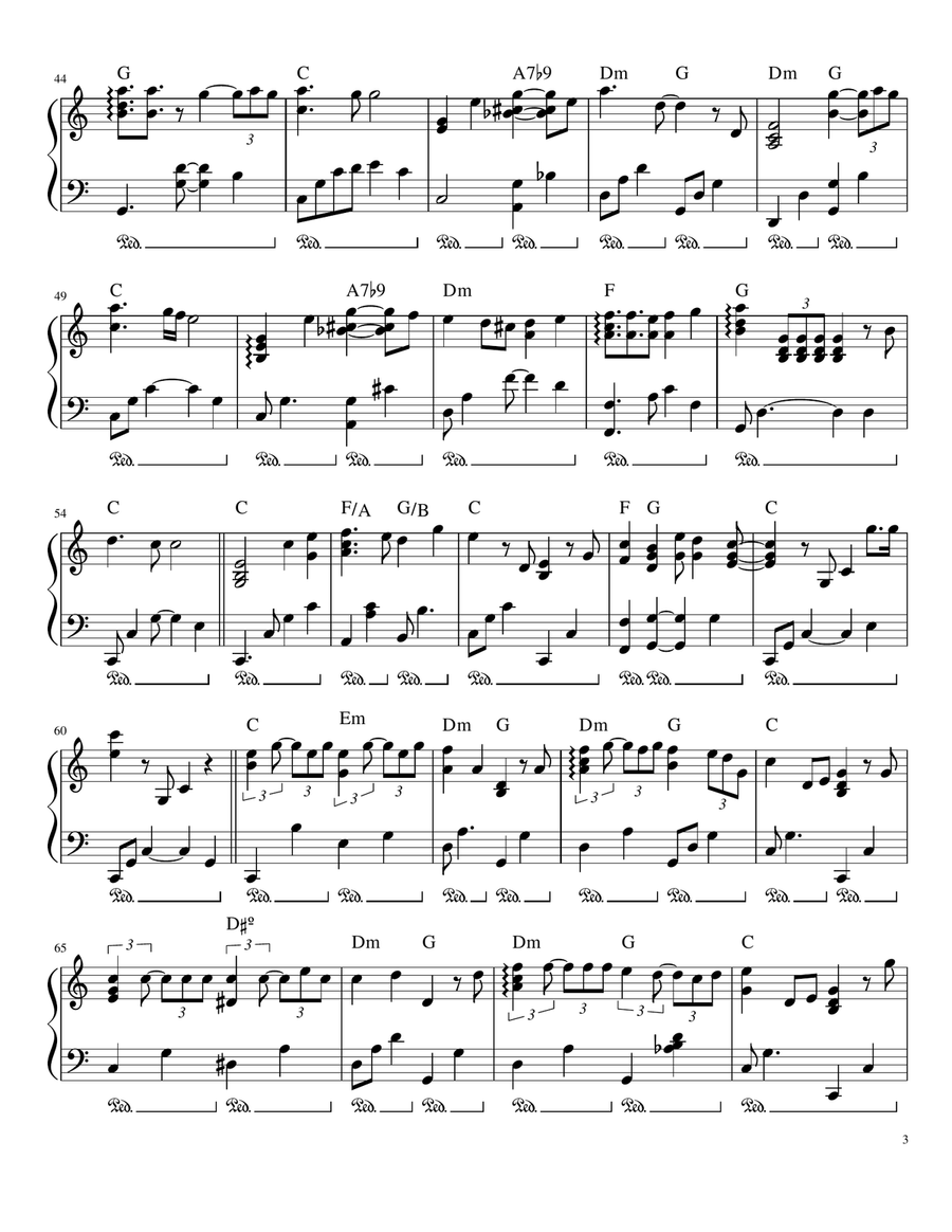 Amor Eterno Amor Eterno Piano Solo scores gallery preview page 3