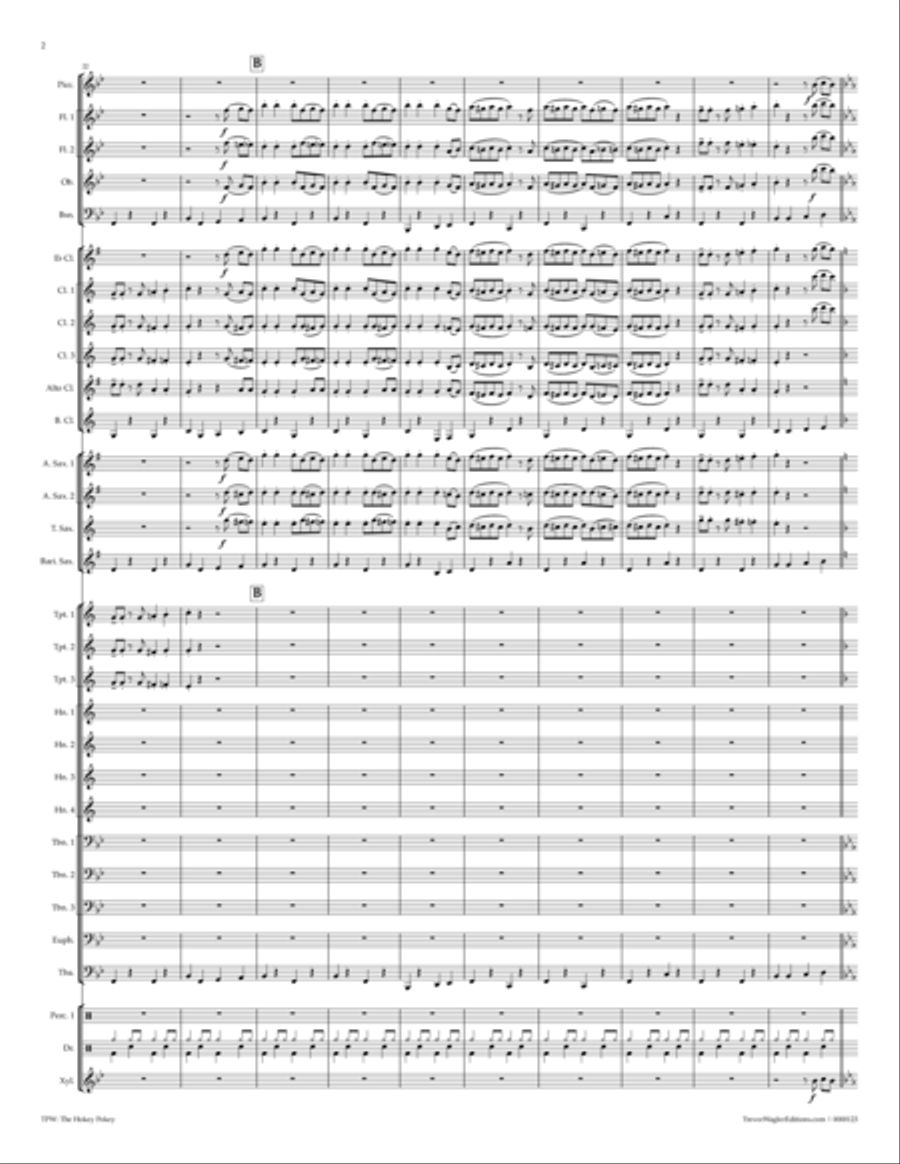 The Hokey Pokey Concert Band scores gallery preview page 4