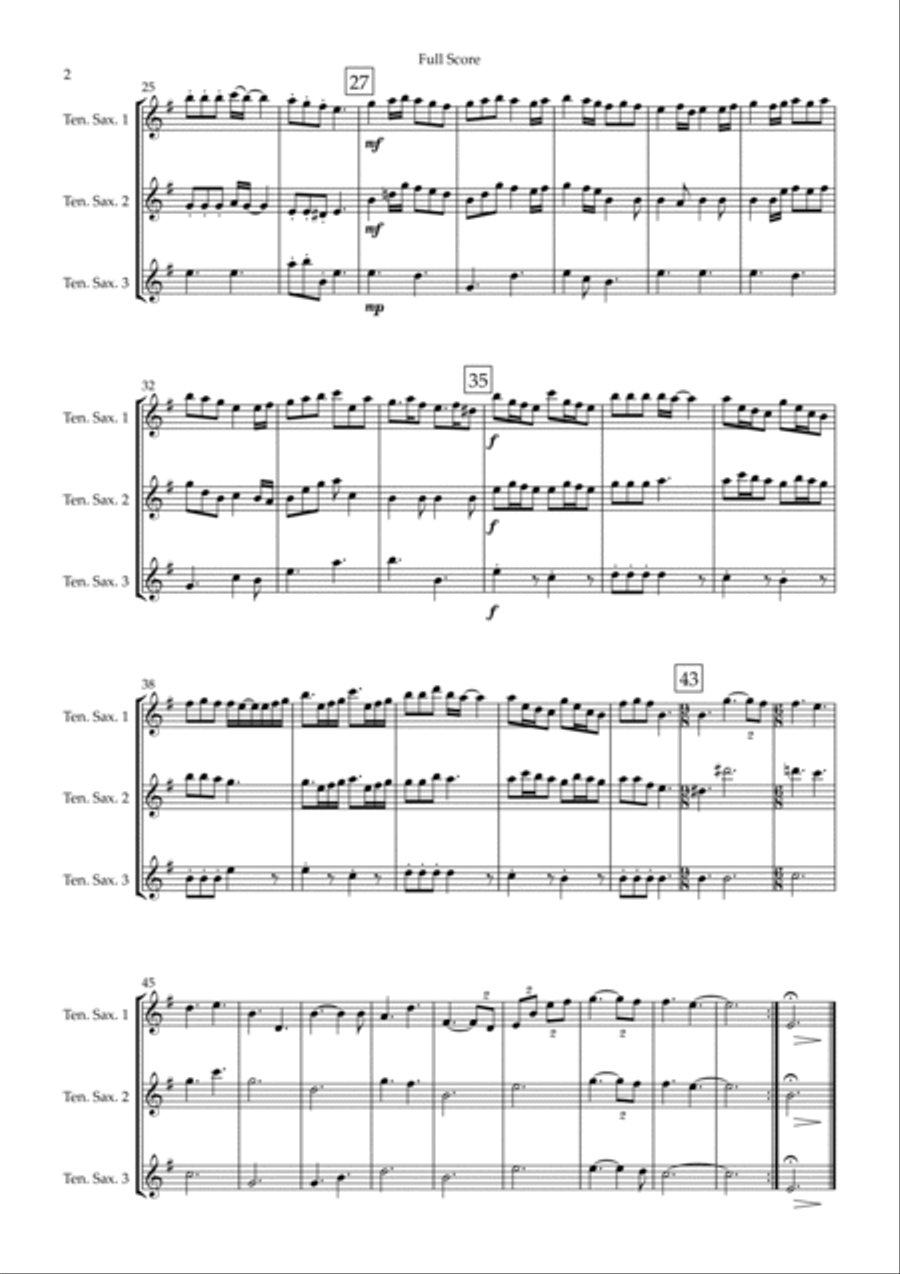 He's A Pirate Woodwind Trio scores gallery preview page 2
