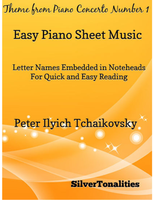 Book cover for Theme from Piano Concerto Number 1 Easy Piano Sheet Music