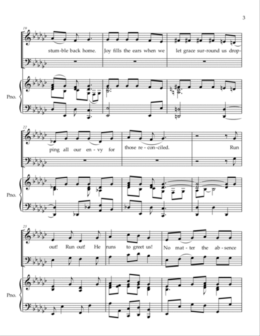 Scripture Songs for Small Choirs Voice scores gallery preview page 5
