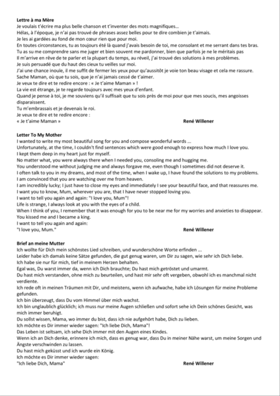Letter To My Mother Letter To My Mother Horn scores gallery preview page 2