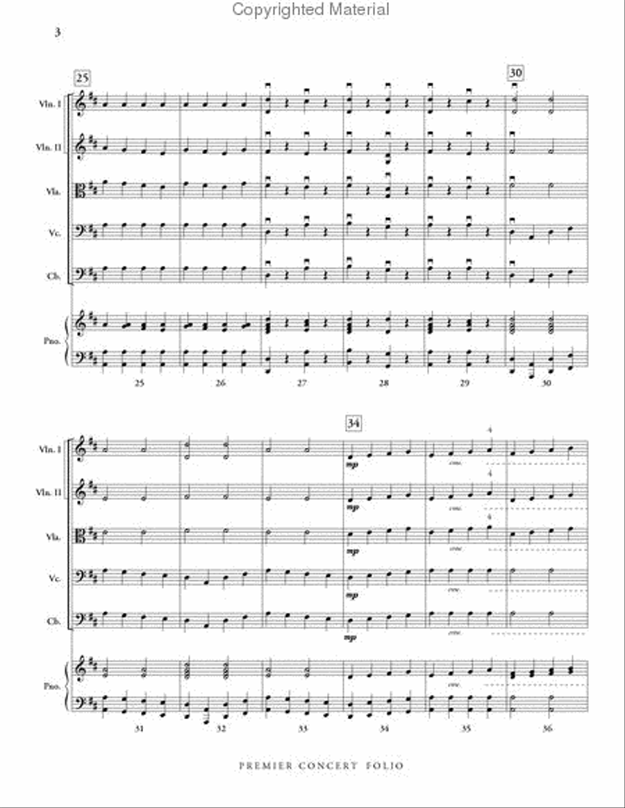 Premier Concert Folio, Vol. 1 String Orchestra scores gallery preview page 4