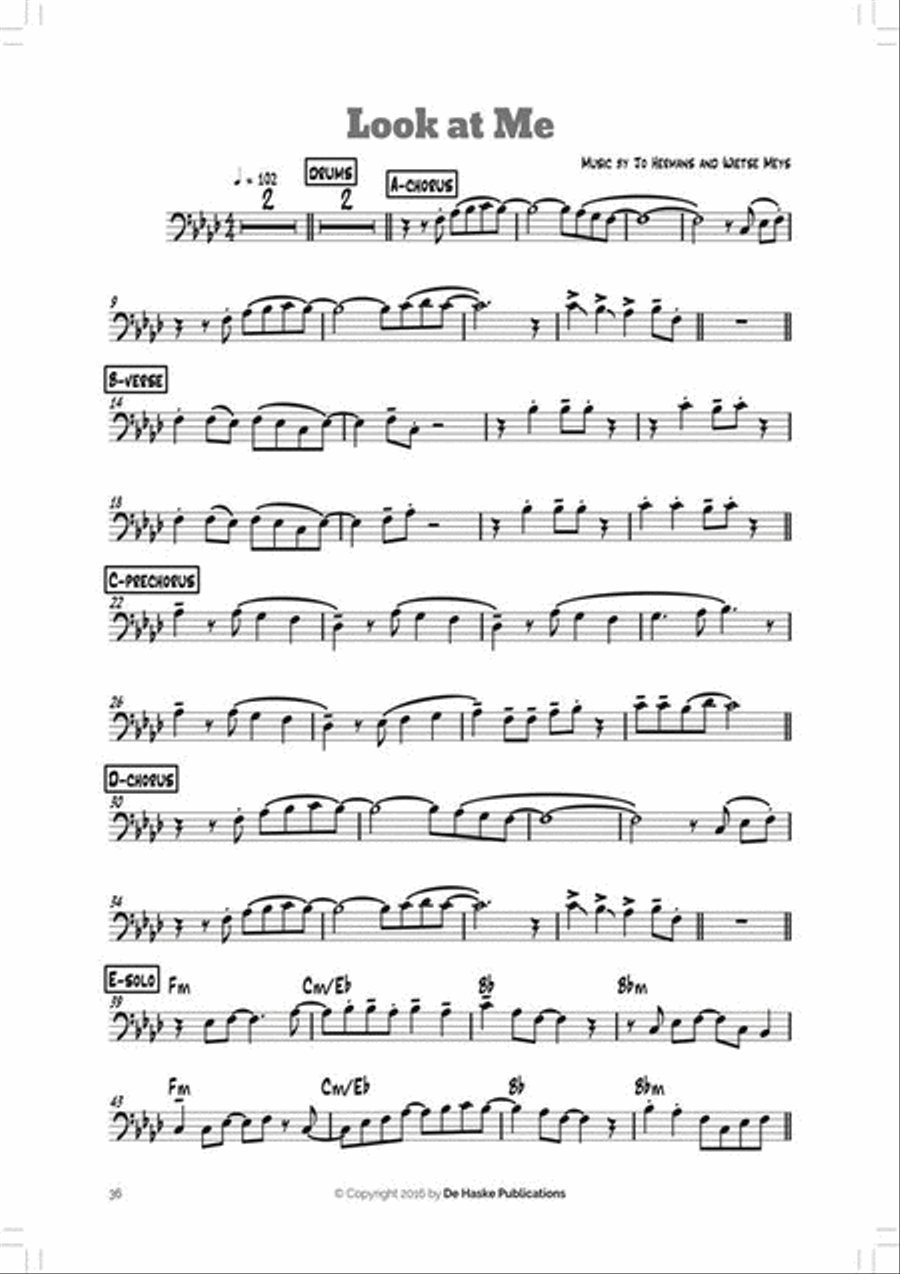 Pop Academy [D] - Posaune Trombone Solo scores gallery preview page 5