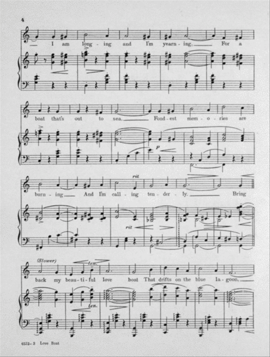 The Love Boat Voice scores gallery preview page 3