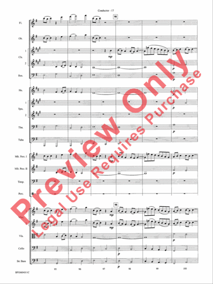 Sleepers Wake (More of the Best of Bach) Full Orchestra scores gallery preview page 19
