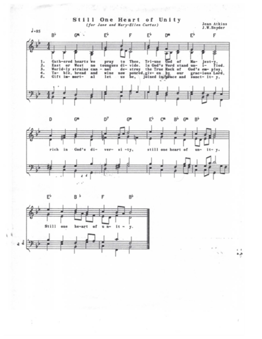 Set Your Mind on Things Above Piano scores gallery preview page 1