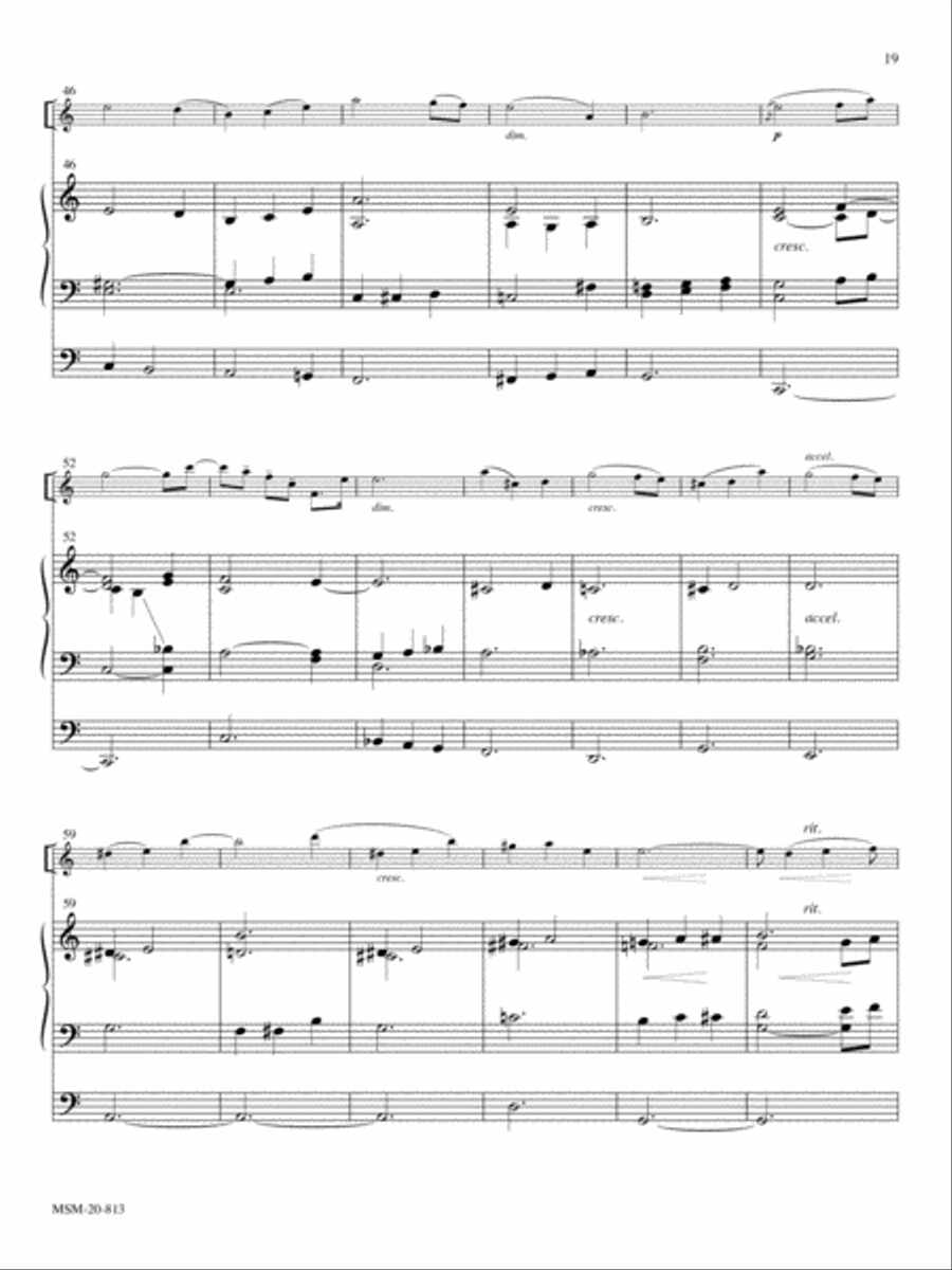 Elegy Organ scores gallery preview page 4