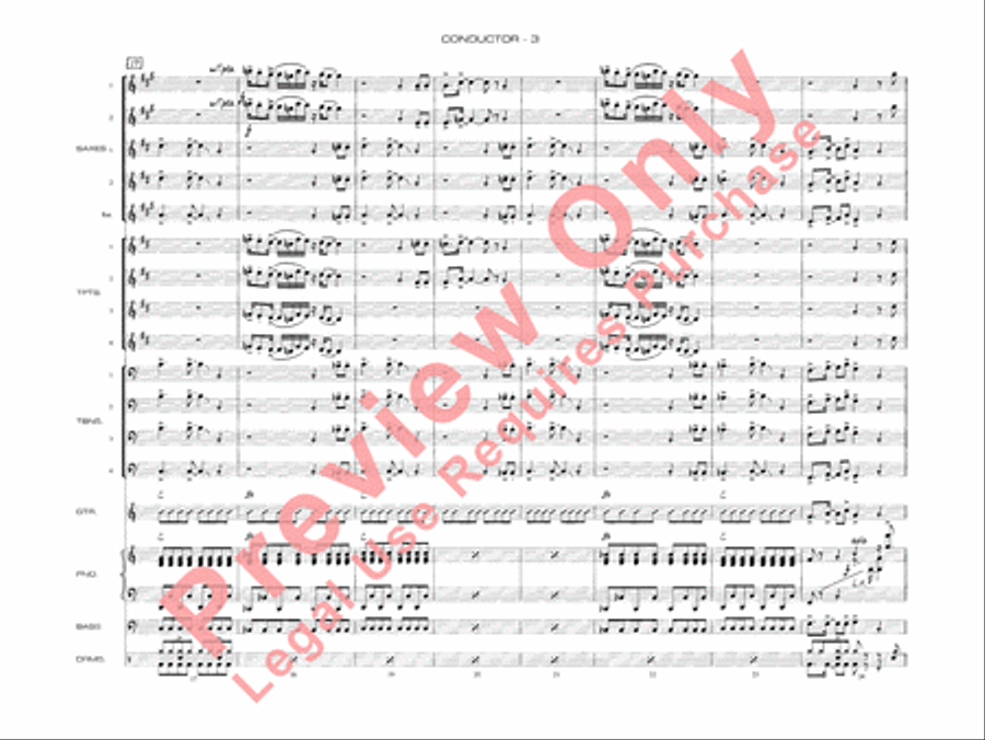Soul Man Soul Man Jazz Ensemble scores gallery preview page 6