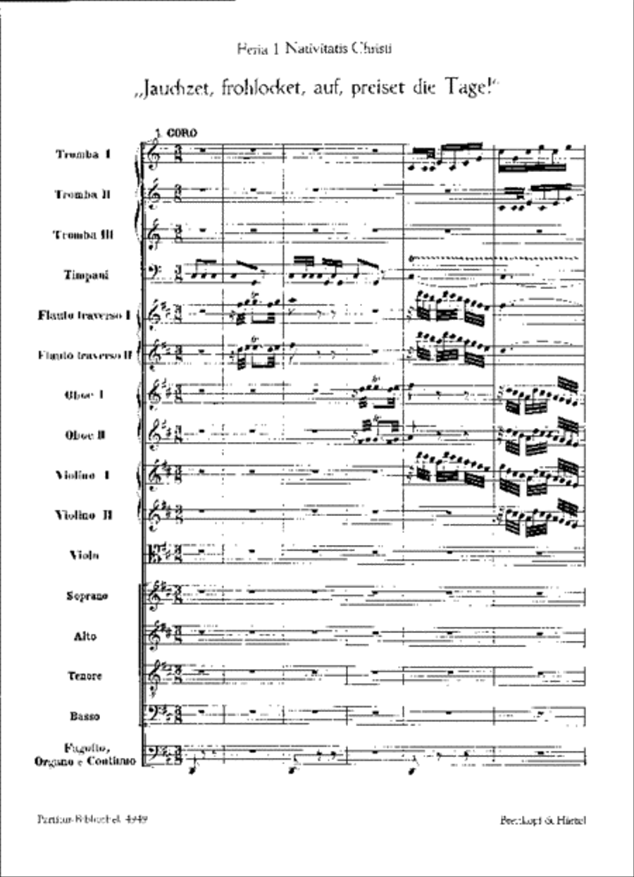 Christmas Oratorio BWV 248 4-Part scores gallery preview page 2
