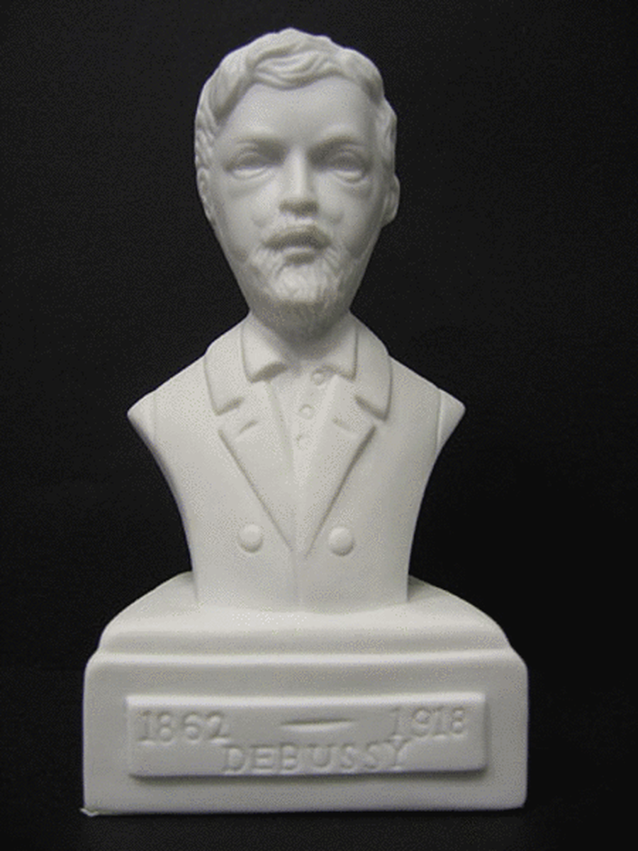 Composer Bust - Debussy (Porcelain)