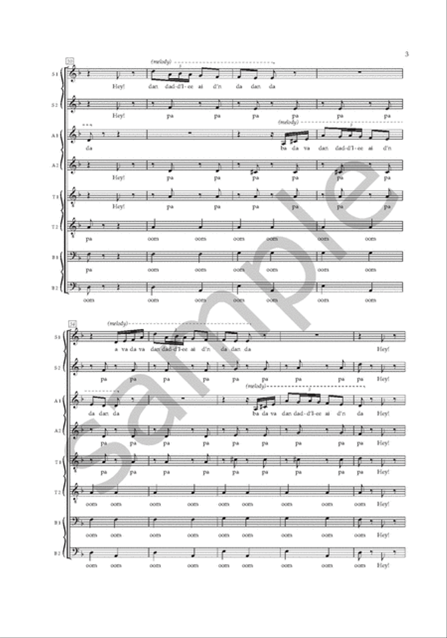 Sakkijarven Polkka SSAATTBB scores gallery preview page 5