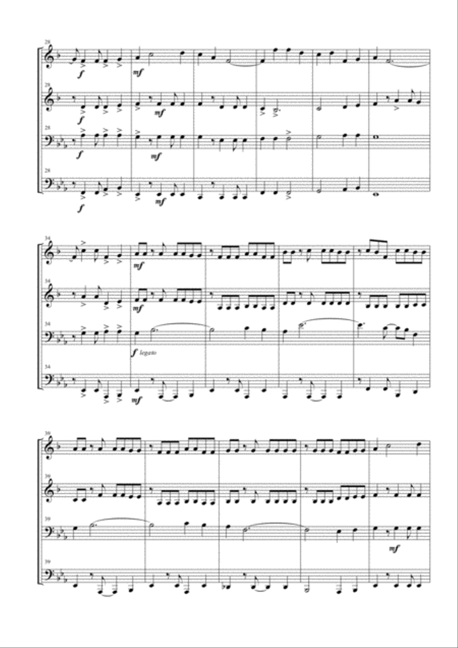The Magnificent Seven Brass Ensemble scores gallery preview page 3